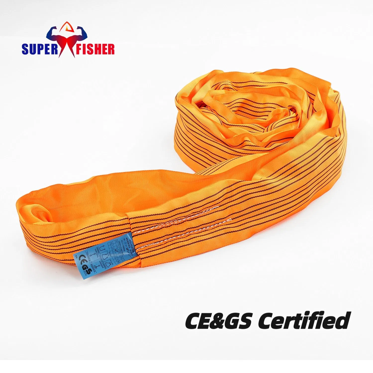 Polyester Round Webbing Sling Lifting Belt Strap