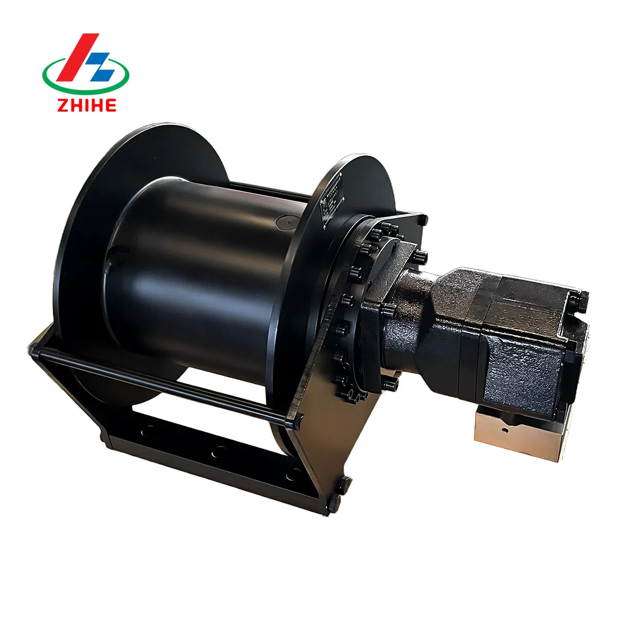 Zhihe 10 Ton Single Application Hydraulic Winch for Cranes Boats Ships &amp; Anchors-Electric &amp; Pneumatic Power Source