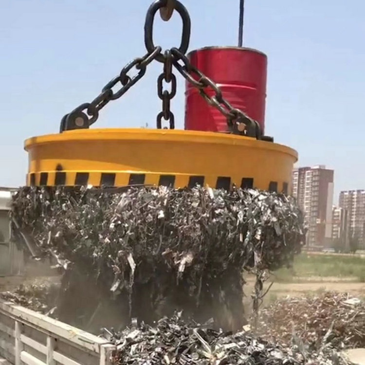 Round Diameter 1000 mm Electric Magnetic Lifter for Crane Excavator