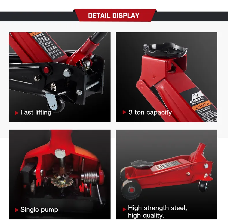High Strength 3 Ton Car Hydraulic Floor Jack