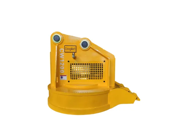 Hydraulic Magnet Side View