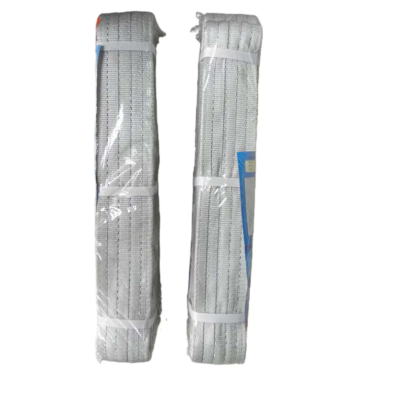 Polyester Lifting Sling, Heavy Duty Rigging Straps for Engines, Cranes, Hoists, Gray