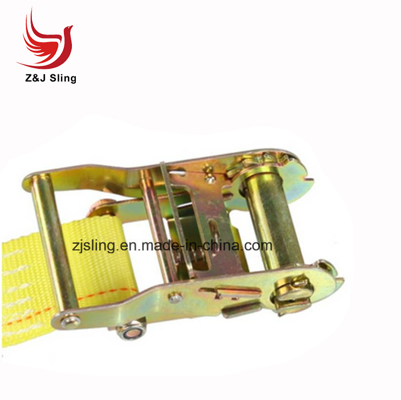 Ratchet Strap 3000kg X 6m Cargo Polyester Webbing Sling Tow Strap for Lifting