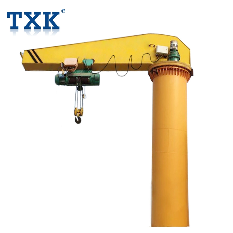 Electric Rotating 180/270/360 Degree Pillar Mounted Jib Crane