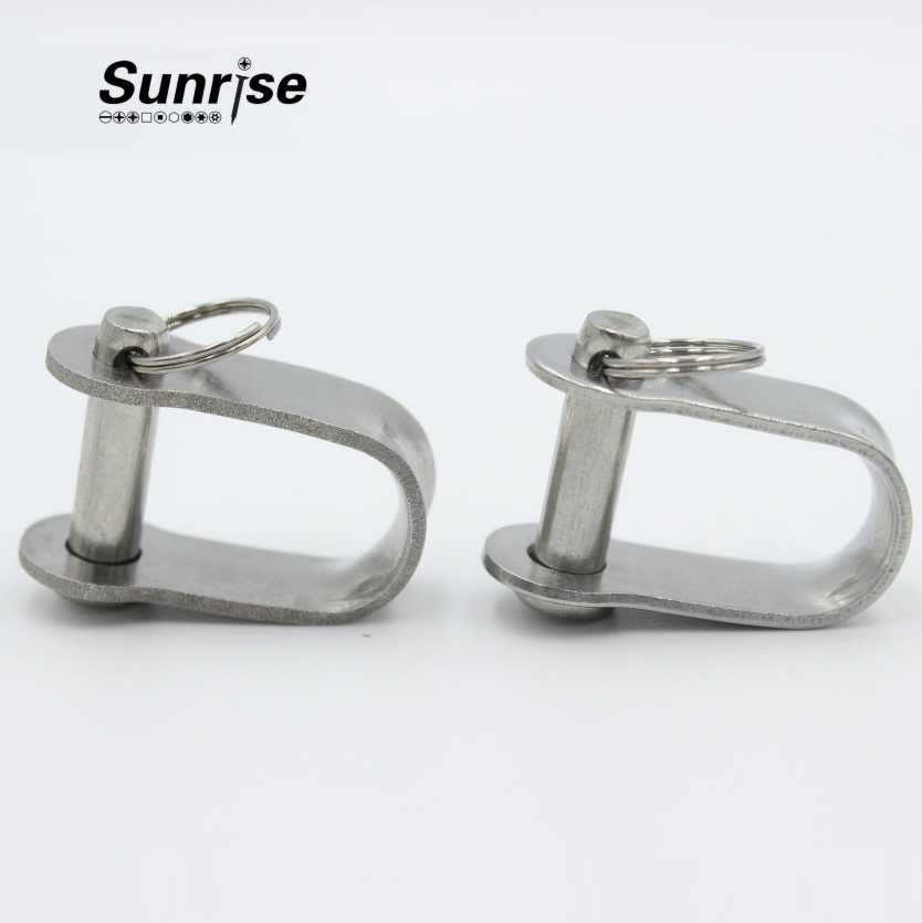 China A2 Stainless Steel Shackle Supplier Customized Precision Rigging Hardware