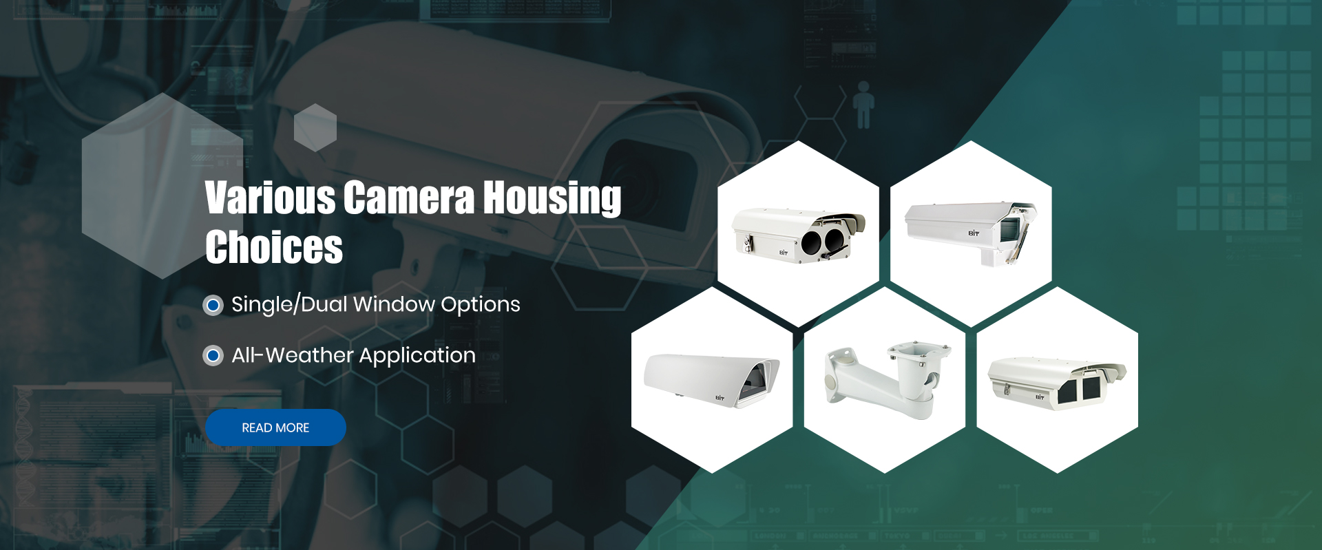 BIT-CCTV Pan Tilt Positioner Global Applications