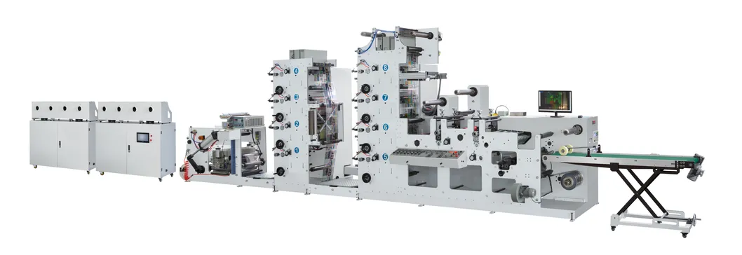 Stacked printing press