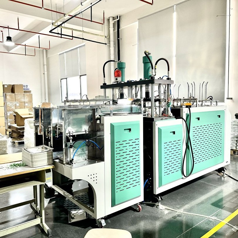Multi-Functional Paper Tray Forming Machine, Automatic Converting Equipment for Disposable Plates, Bowls, Food Containers