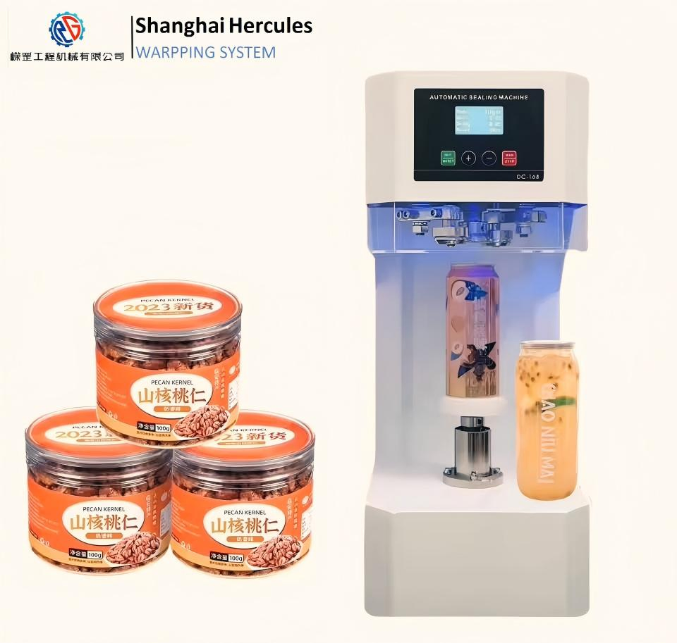 Full Automatic Model Intelligent Paper Bowl Seamer Non-Rotary Model Can Sealing Machine Using in Sealing Cans for Drinks