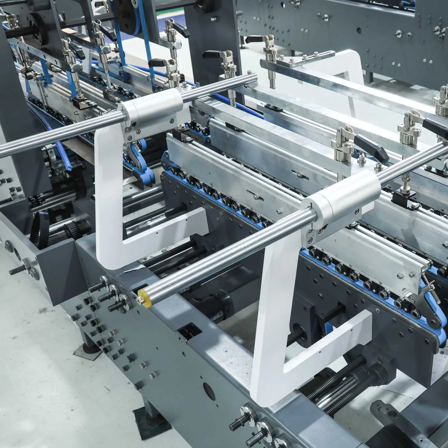 Rolam as Small Paper Medicine Box Folding Gluing Pasting Machine for Coffee Cup Sleeve Air Food Packaging Automatic Double Cardboard Carton Folder Gluer Machine