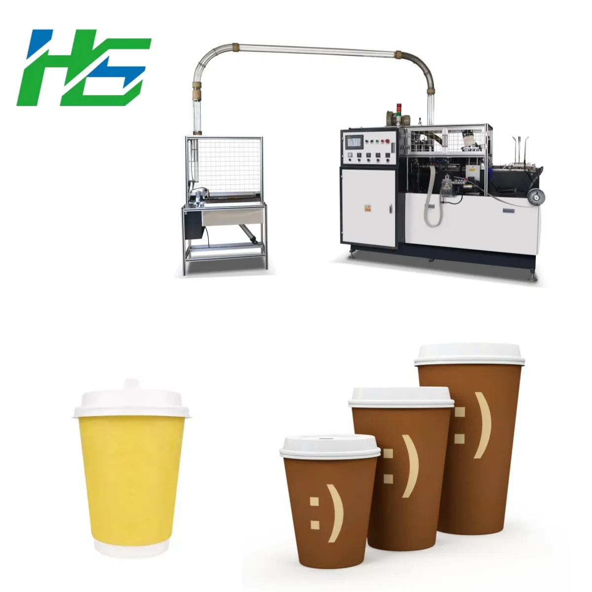 Accurate Sensitive-Detection Long-Lasting Wrapper Double Wall Paper Cup Machine