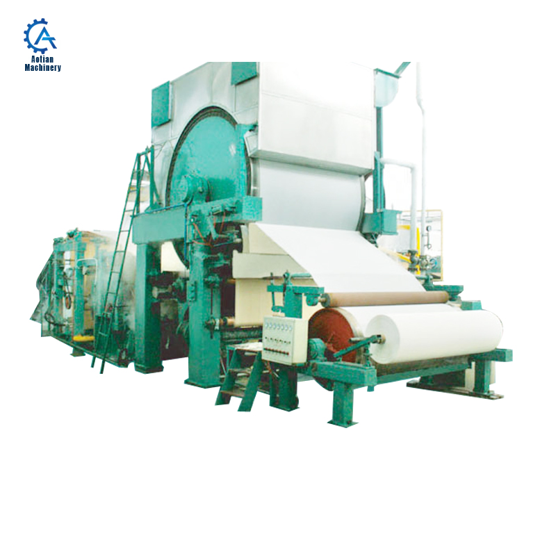 Waste Cardboard and Books Pulp Toilet Paper Making Machine Line