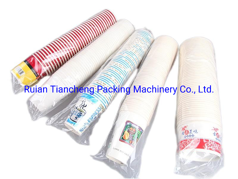 Automatic High Speed Accuracy Counting Paper Plastic Disposable Cup Bowl Lid Coffee Tea Milk Sauce Cup Bowl Packing Making Forming Machine