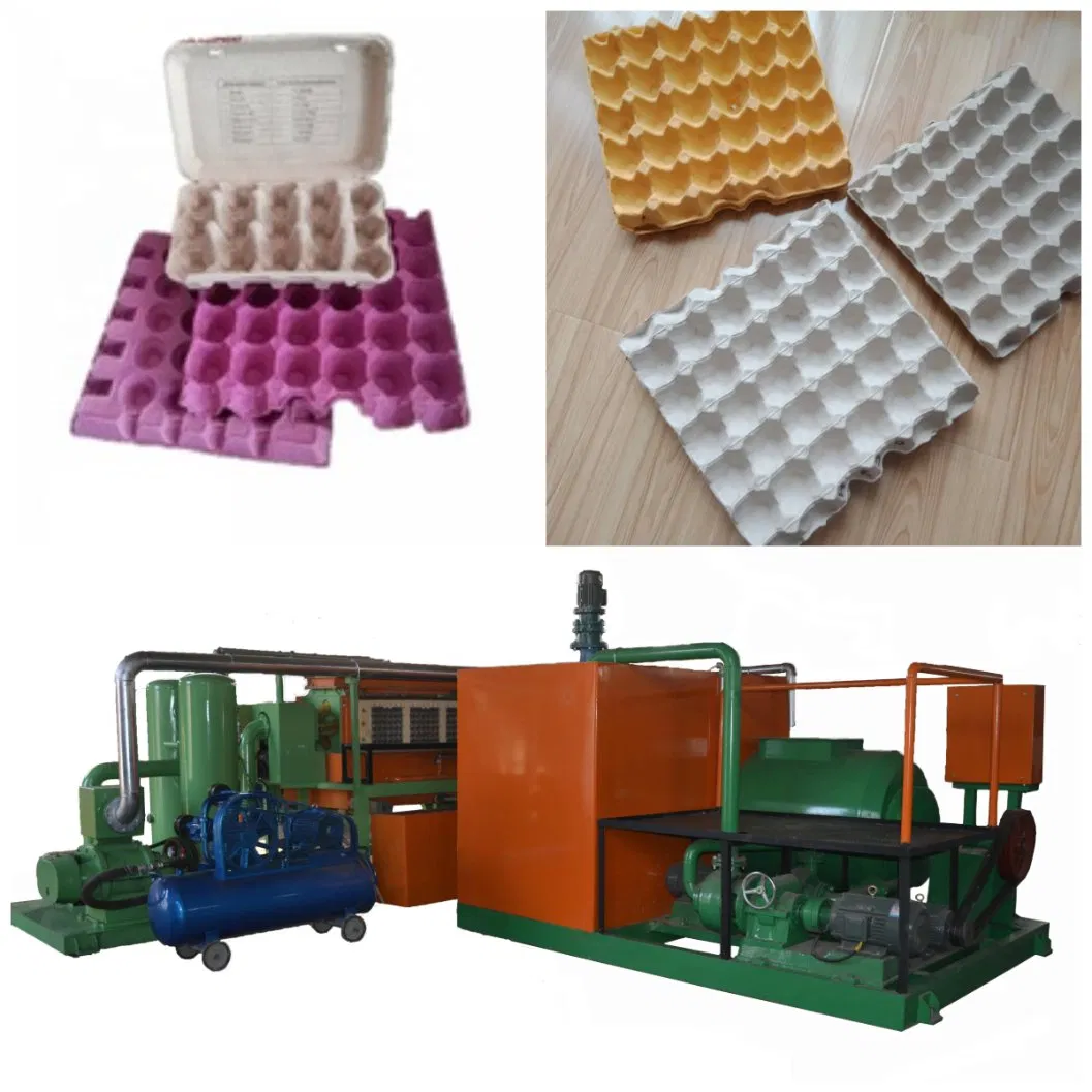 Nigeria Uzbekistan Paper Recycling Small Business Egg Tray/Coffee Cup Tray/Medical Tray/Seedling Cup Tray Making Machine Manufacturer