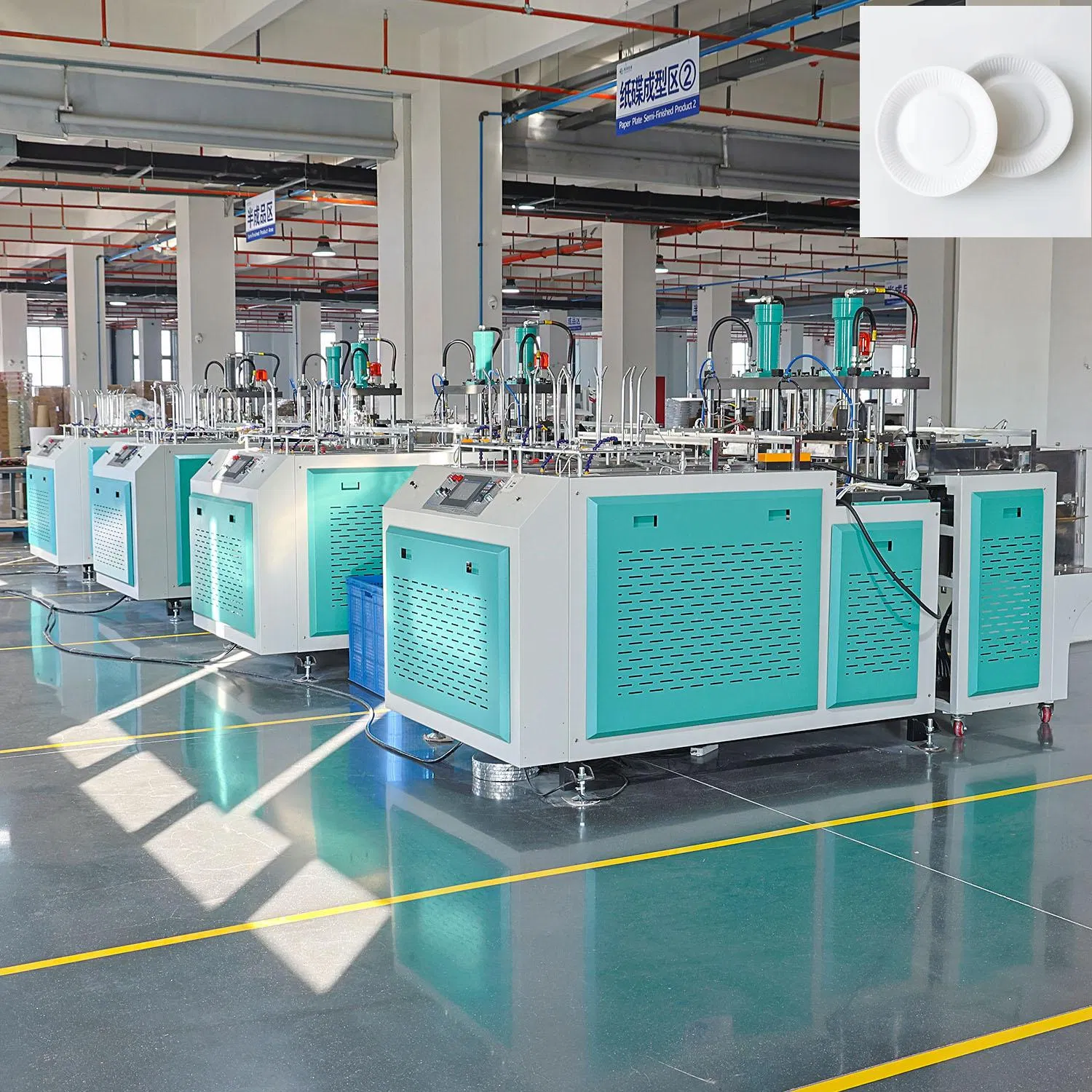 Paper Tray Package Container Making Machine Paper Plate Thermoforming Forming Machine