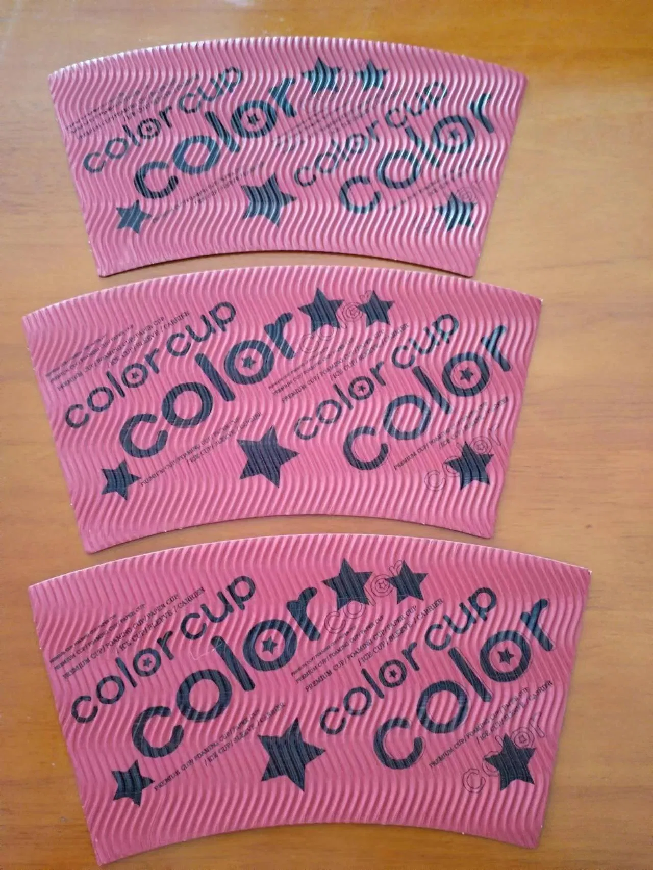 Ppaper Cup Ripple Sleeve Paper Cup Holder Digital Printing Machine