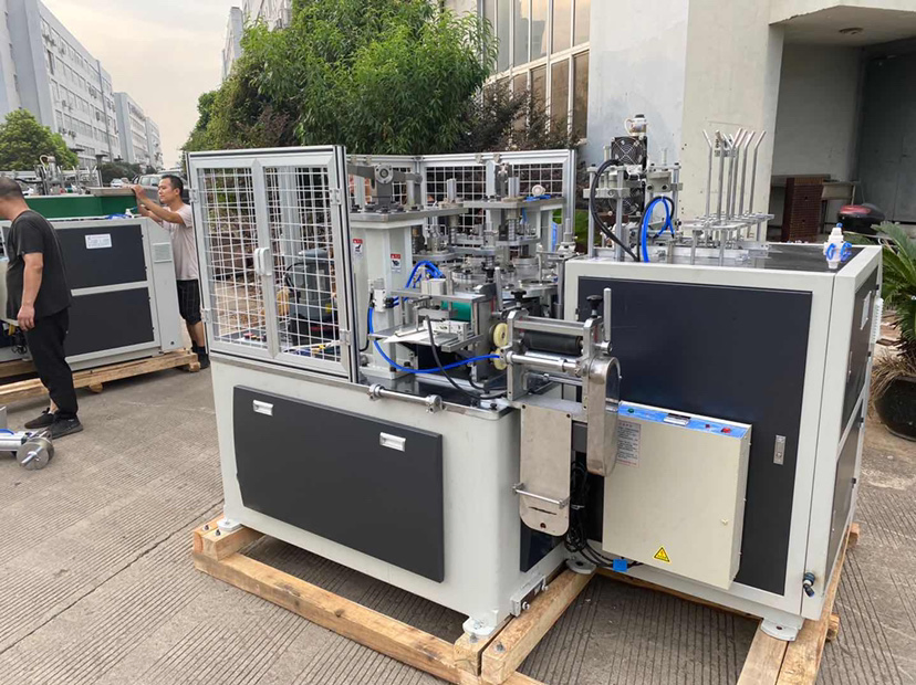 Eco Friendly Take Away Disposable Rectangular Square Kraft Paper Bowl Machine with Paper Lid Machine