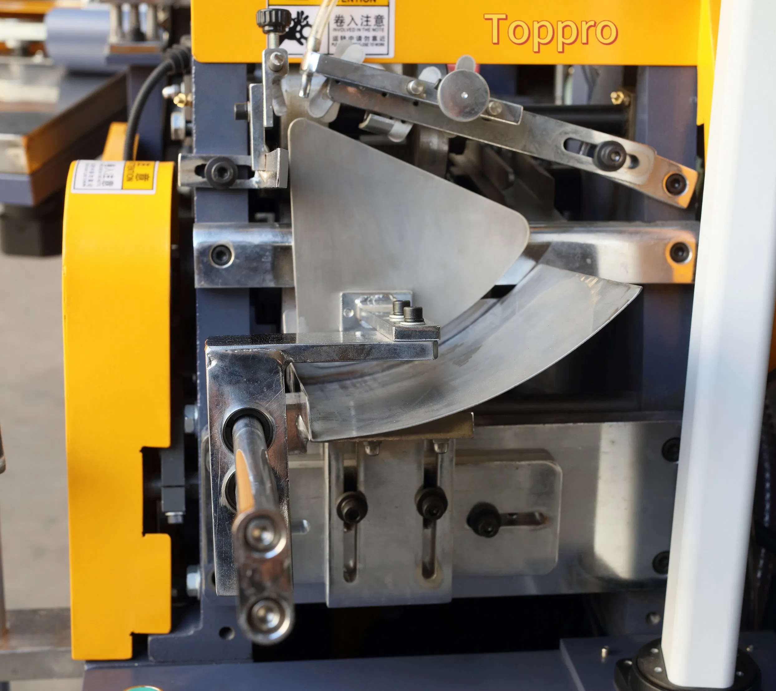 High Speed Ice Cream Paper Cone Sleeve Making Machine From Toppro