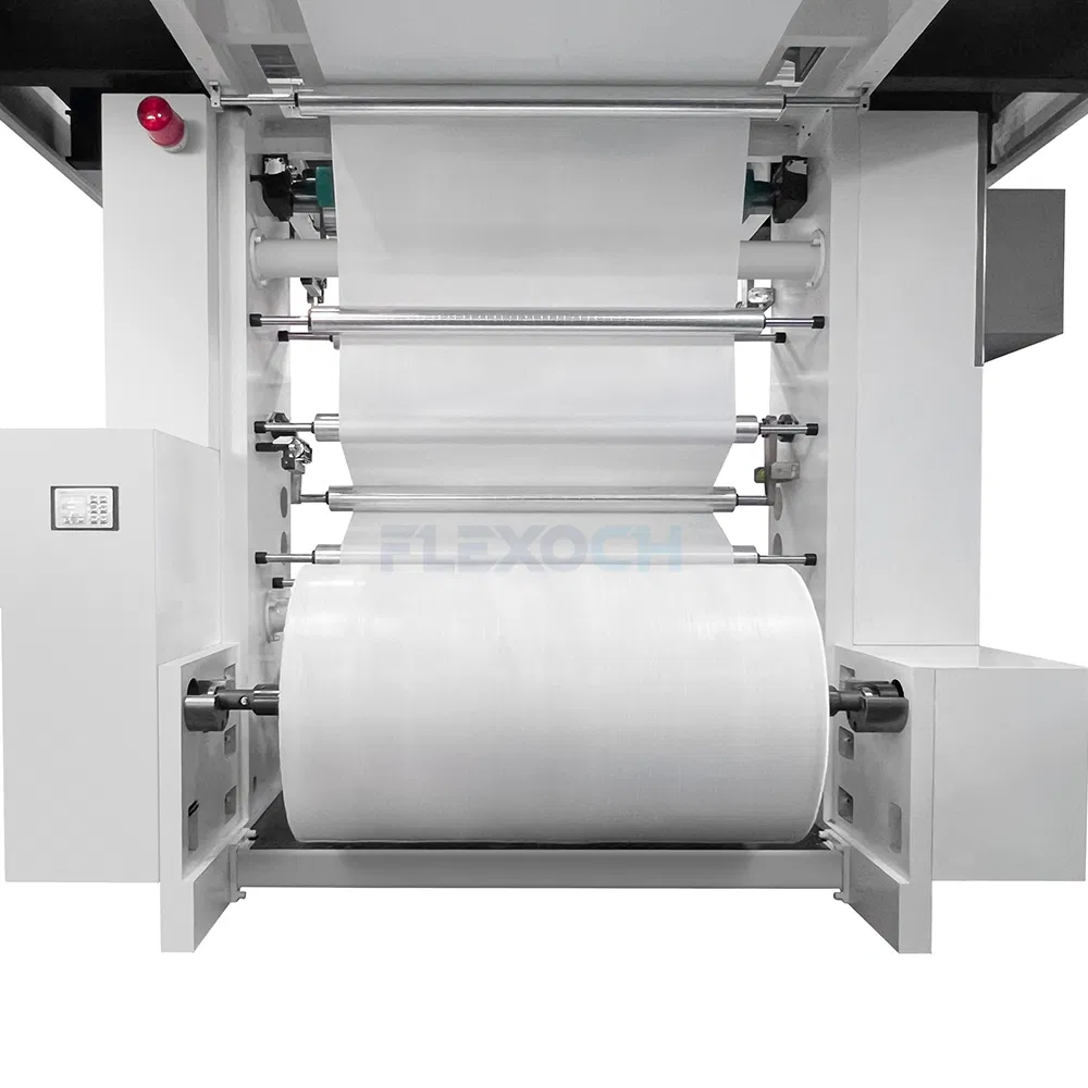 High Speed 4 6 8 Color Central Drum Ci PE Plastic Film Bag Flexo/Flexographic/Flexography Printing Machine Printer for Paper Cup