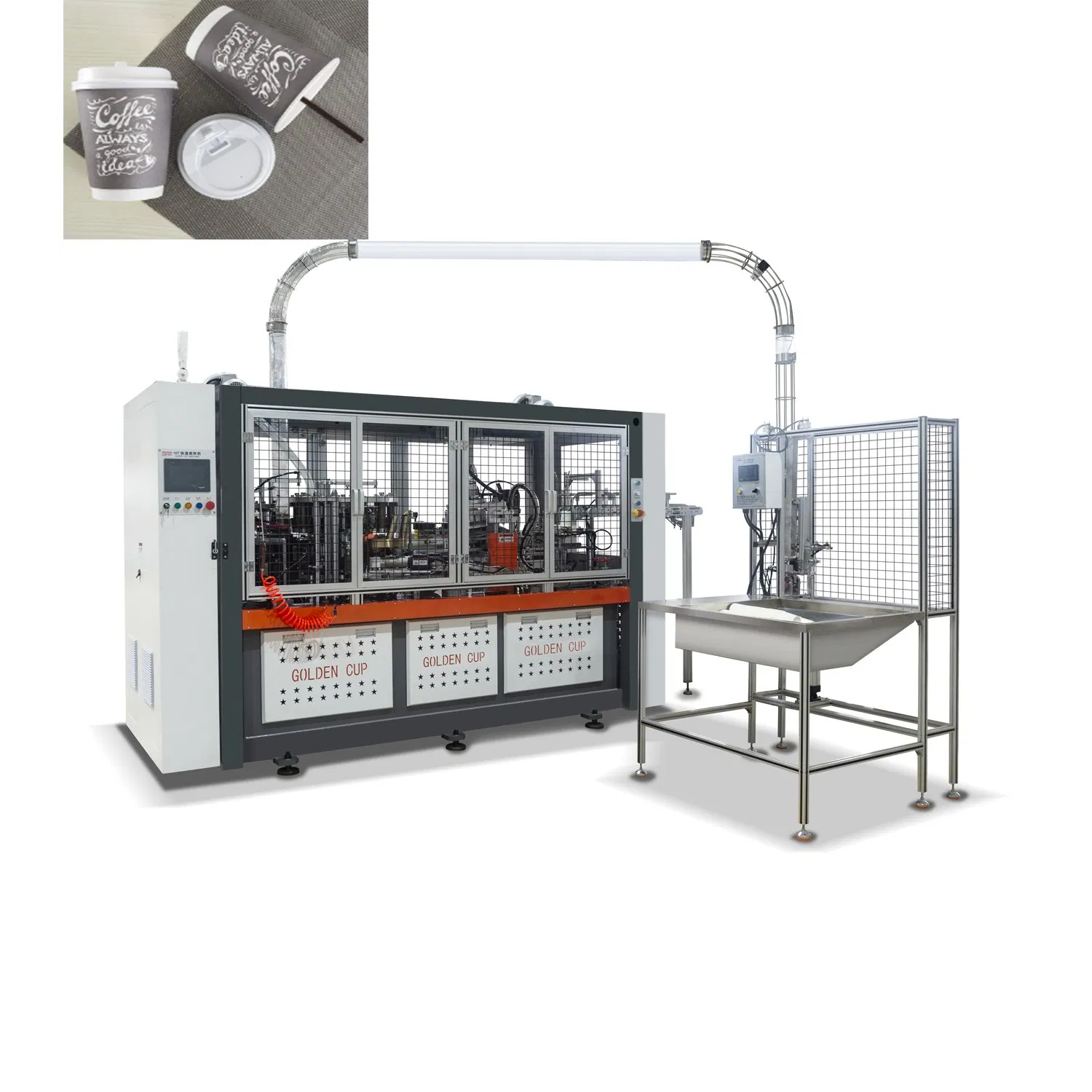 Goldencup Factory Price Automatic Paper Cup Machine Disposable Paper Cup Making Machine for Small Business