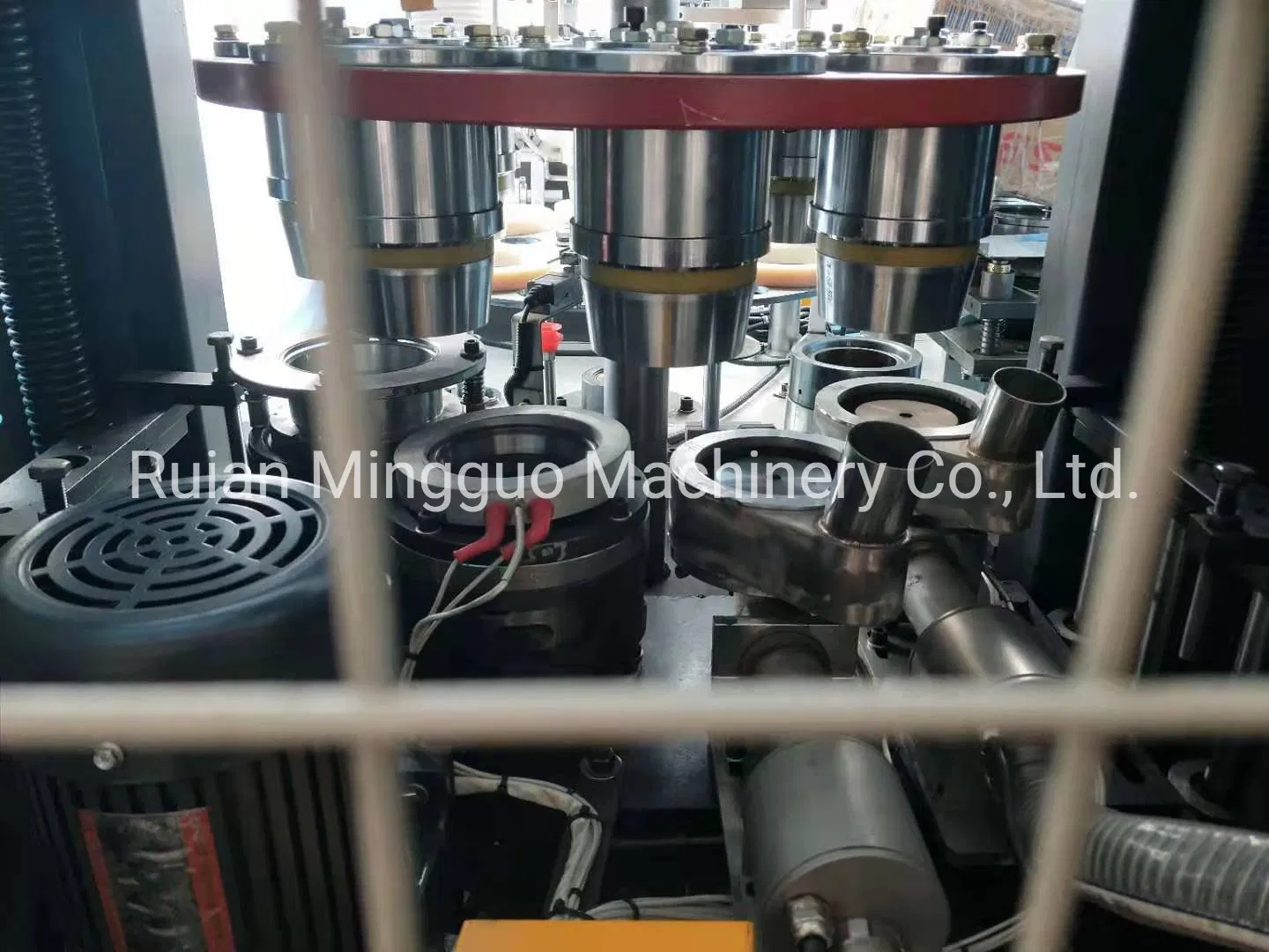 Mg-Q35 Disposable Round Paper Box Bowl Making Machine for Fast Food Salad Noodle Paper Bowl Machine with Low Price