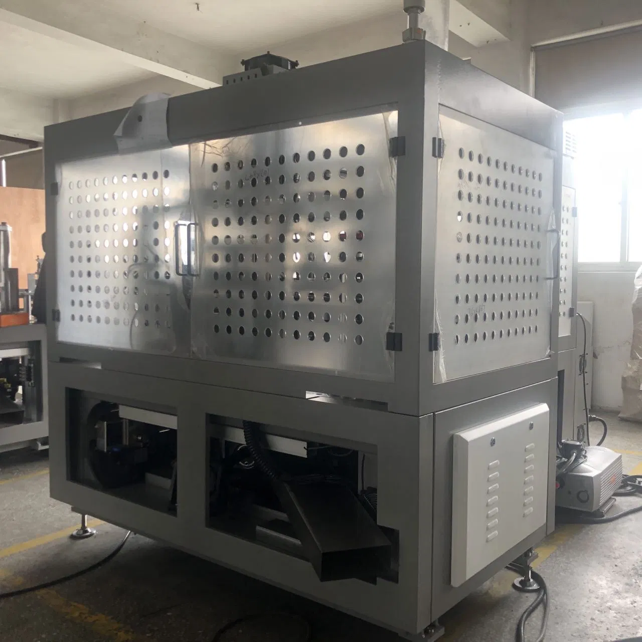 Round Brown Biodegradable Eco-Friendly Take Away Salad Fast Kraft Paper Packaging Bowl Making Machine