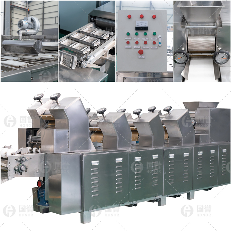 Factory Price Small Cup Instant Noodle Cutting Folding Drying Making Line Machine