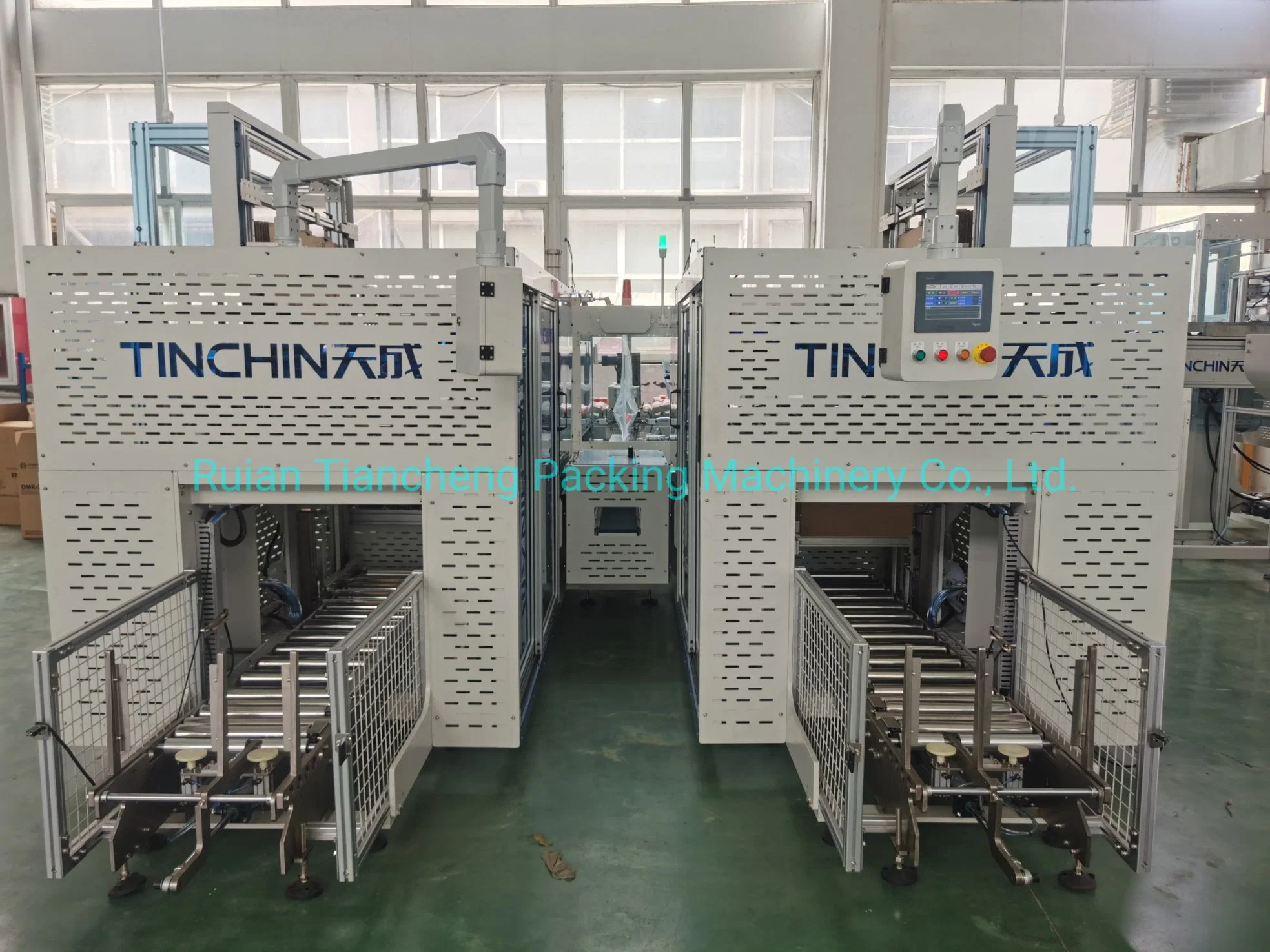 Automatic High Speed Disposable Paper Plastic Cup Coffee Cup Bowl Lid Cover Plate Tray Food Container Case Machine Packing Machine Case Erector