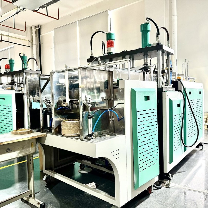 High-Speed Full Automatic Paper Plate Making Machine Disposable Bowl Tray Forming Converting Equipment