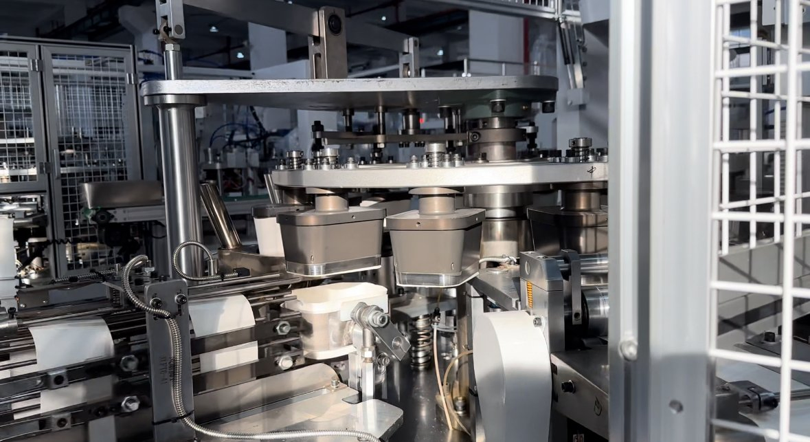 Square Salad Paper Food Takeaway Bowls Forming Machine