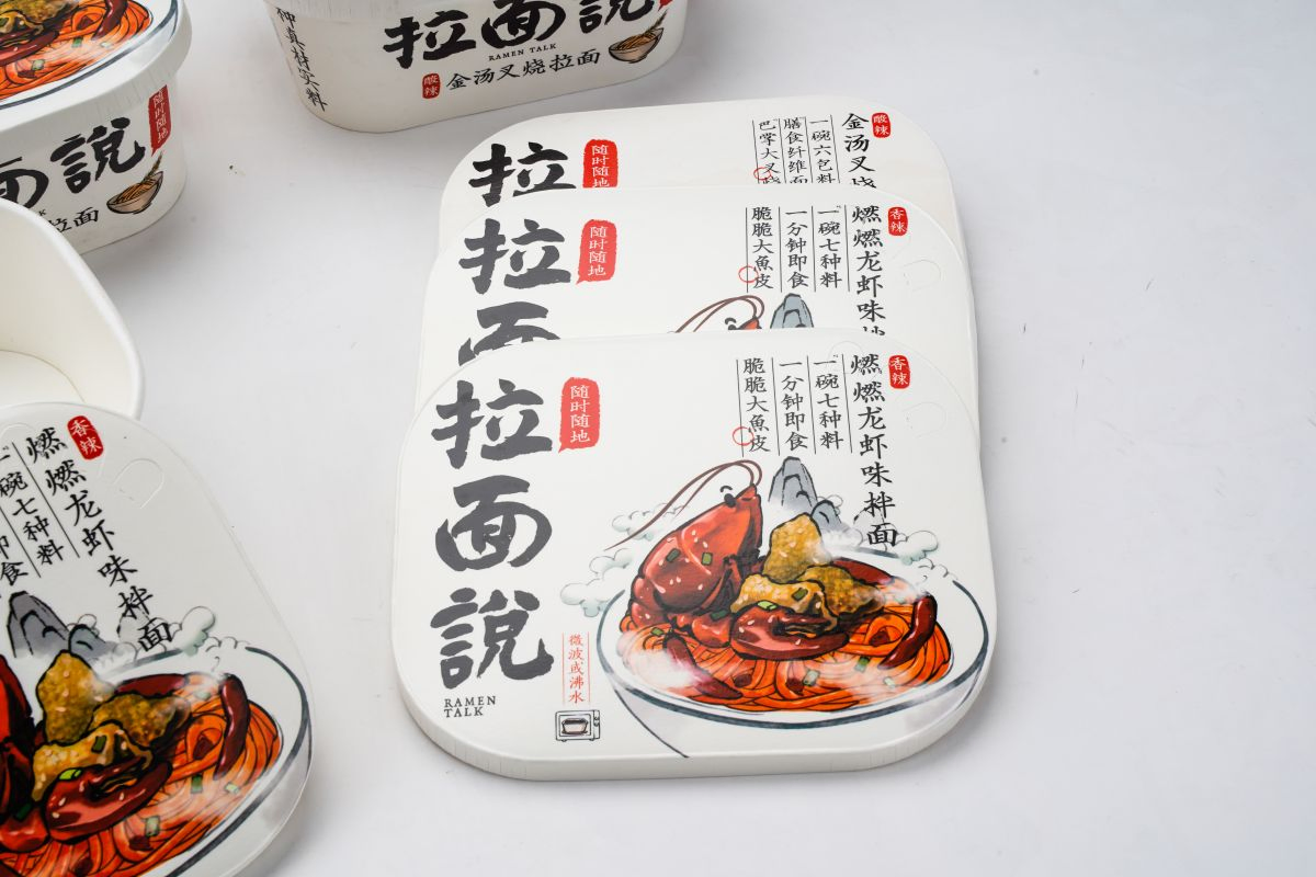 Square Bowl Forming Machine with Paper Lid Equipment