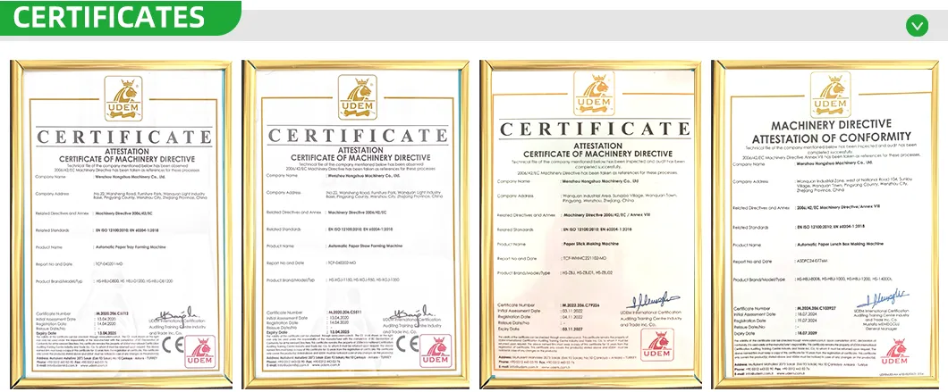 Certificates