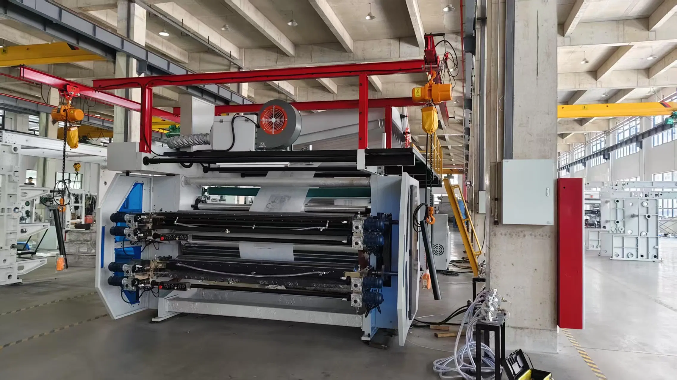 4 6 8 Color Automatic Plastic Film/Paper Cup/Paper Bag/Book/Non-Woven Fabric/PP Woven UV Flexographic/Flexo/Flexography Printing Print Press Machine