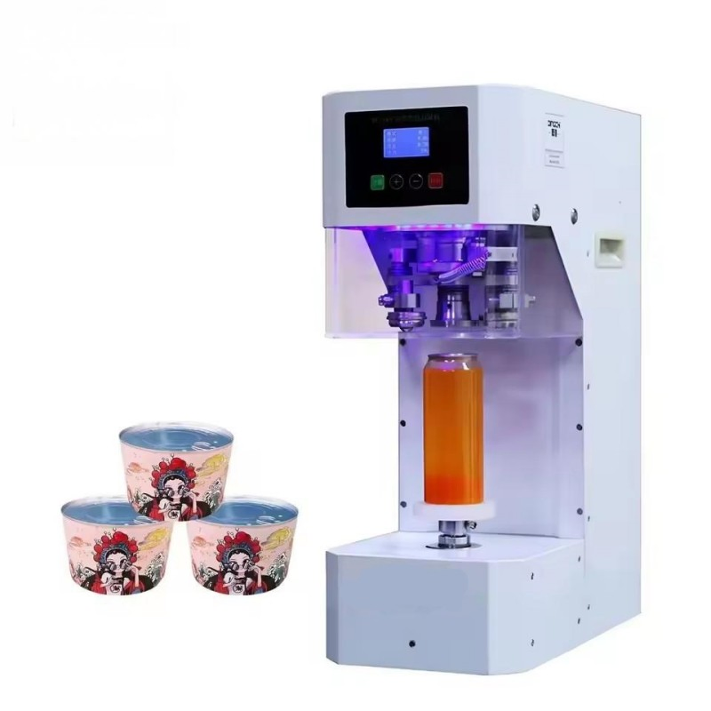 Full Automatic Model Intelligent Paper Bowl Seamer Non-Rotary Model Can Sealing Machine Using in Sealing Cans for Drinks