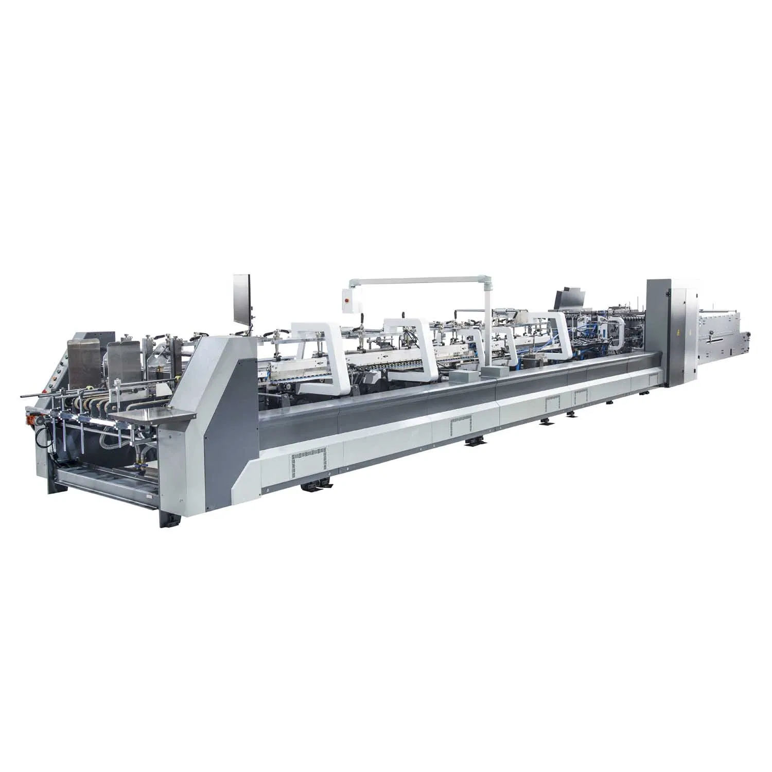 High-Speed Folder Gluer Gluing Machine Automatic Paper Food Cake Pizza 4 6 Corners Box Corrugated Small Cup Sleeve Folder Gluer/ Pasting Forming Machine