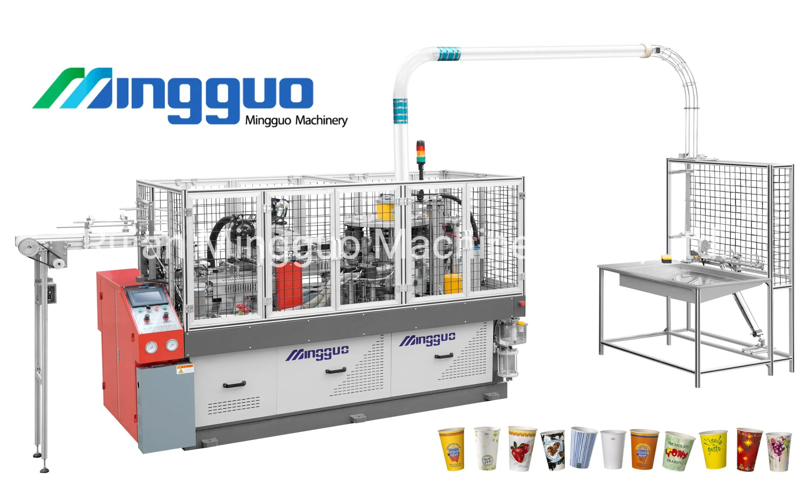 High Speed Fully Automatic Making Disposable Coffee Ice Cream Paper Cardboard Cup Production Line Machine for Hot Cold Drink Cup