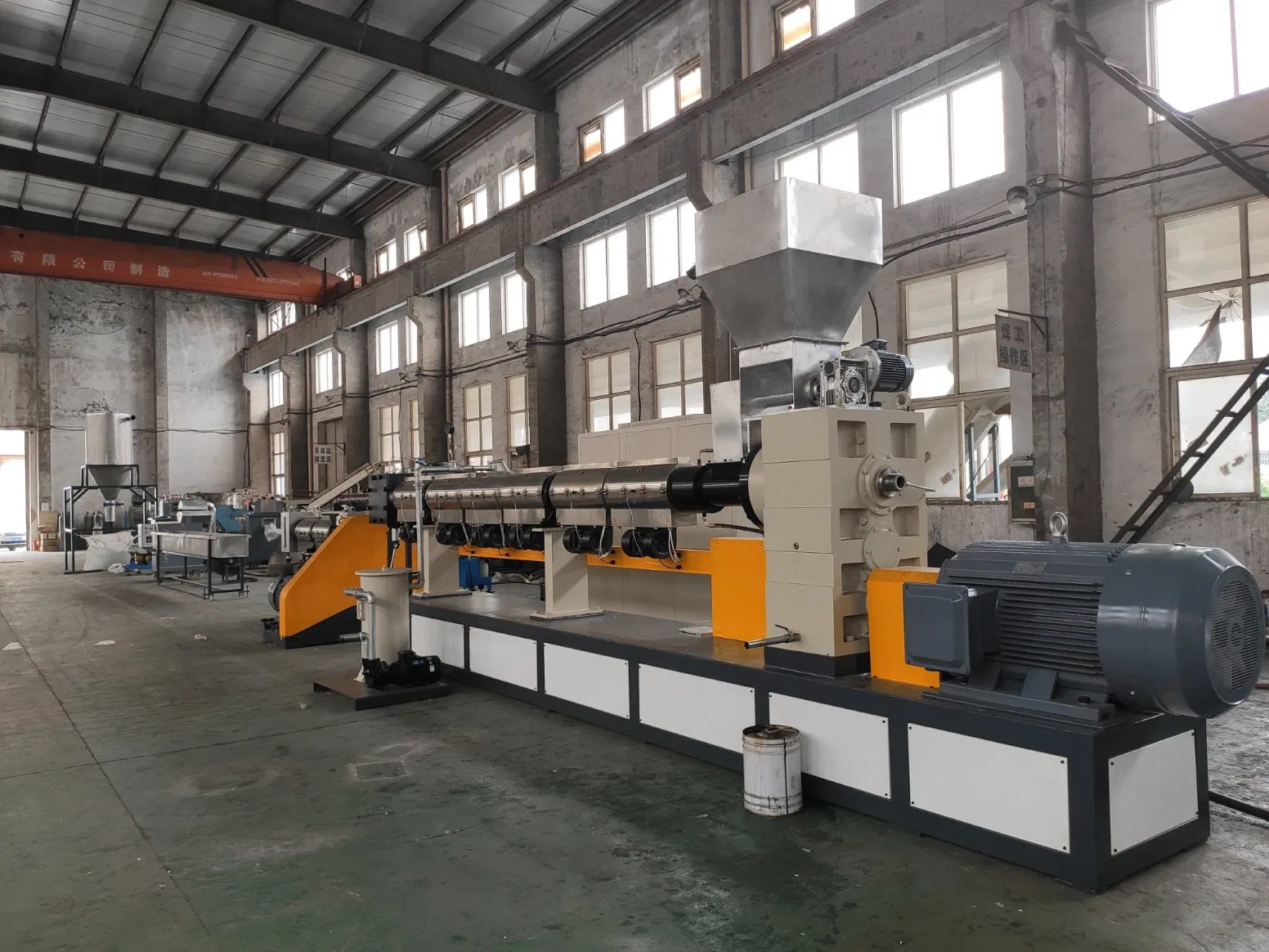 Fully Automatic Waste Plastic Recycling Line for PP PE Pipe Pellet