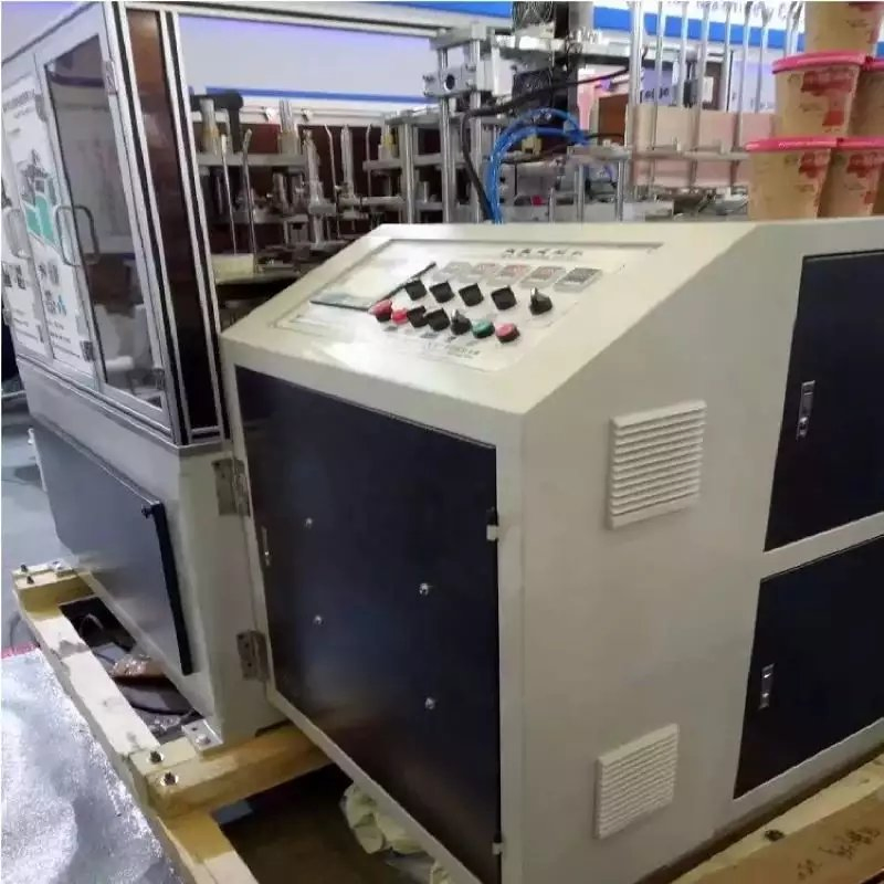 Full Automatic China Free Sample Small Enterprises Paper Bowl Cover Paper Cup Lid Making Machine