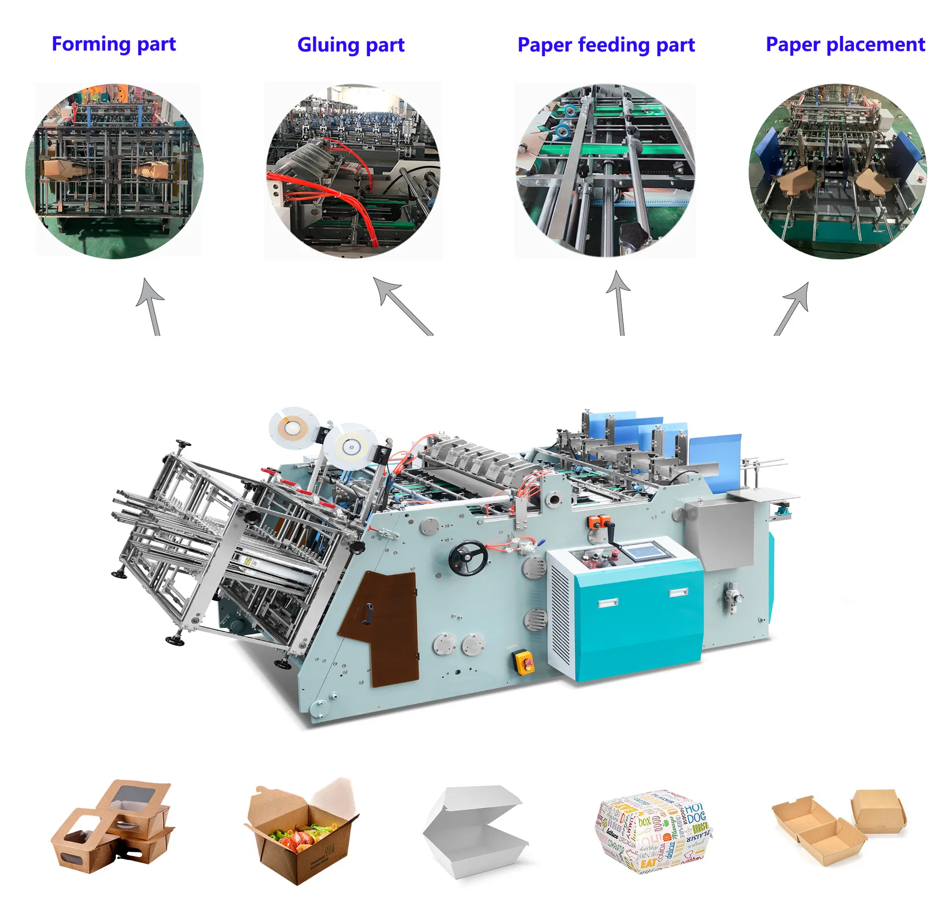 Automatic Take Away Box Container Maker