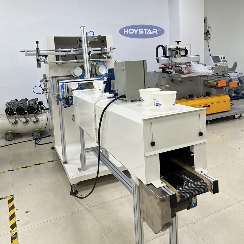 Automatic Screen Printing Machine for Paper Plastic Bowls and Cups