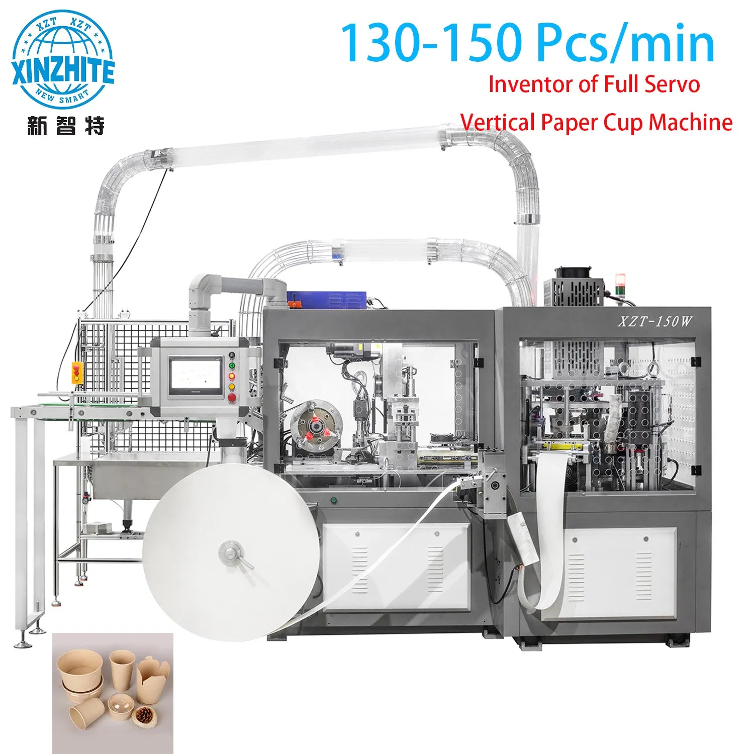 Manufacturer Salad Recyclable 750ml Kraft Disposable Paper Bowl Container Custom Logo Disposable Printing Round Kraft Paper Bowl Making Machine