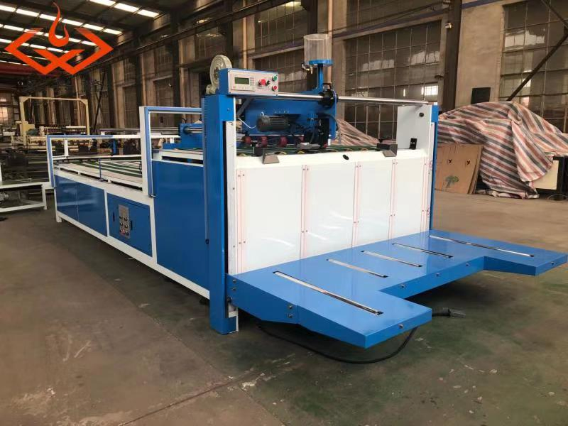 Semi Automatic Anti-Heat Hot Insulated Paper Cup Carton Sleeve Fan Folder Gluer Making Machine