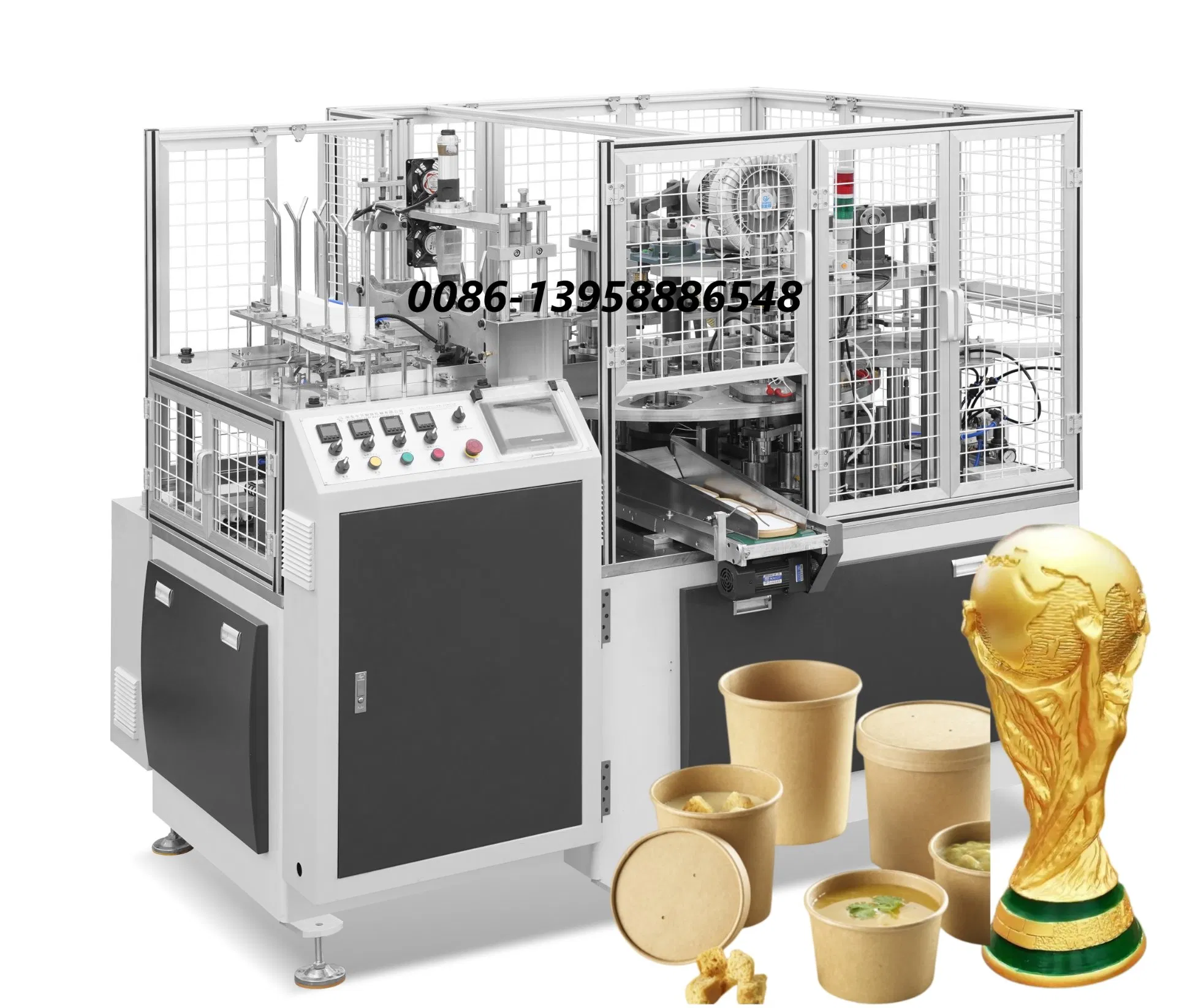 173*120 Diameter Square Paper Bowl Forming Machine Punching Paper Machine