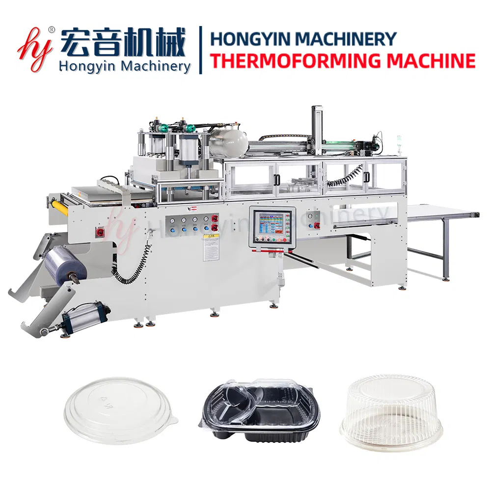 700*950 Plastic Thermoforming Machine for Paper Bowl Plastic Lids Clamshell Box Packaging Making Machine
