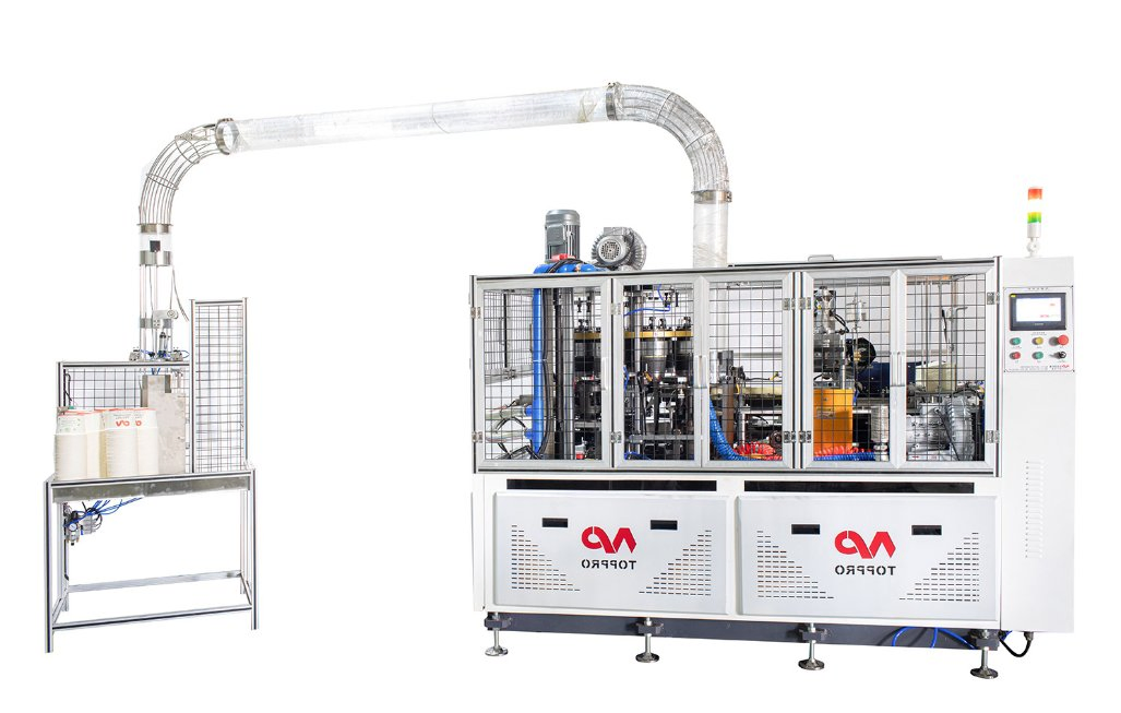 Fully Automatic Double Wall Paper Cup Bowl Sleeve Making Machine Wj-90