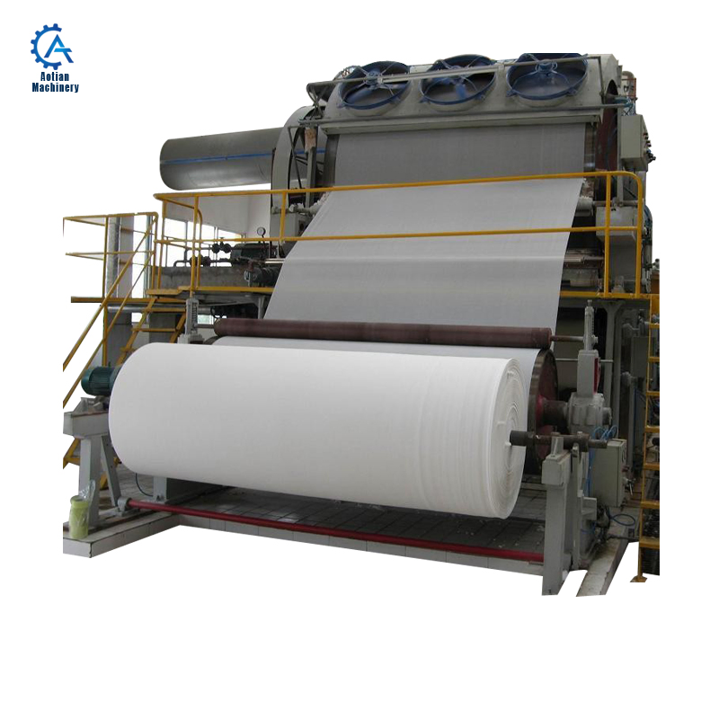 Waste Cardboard and Books Pulp Toilet Paper Making Machine Line