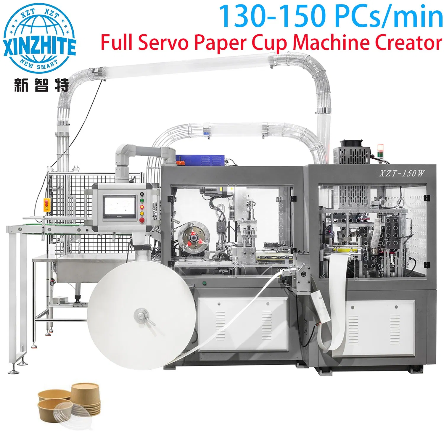 FDA/EU Certificated Round Takeaway Food Packaging Disposable Salad Paper Bowl Making Machine