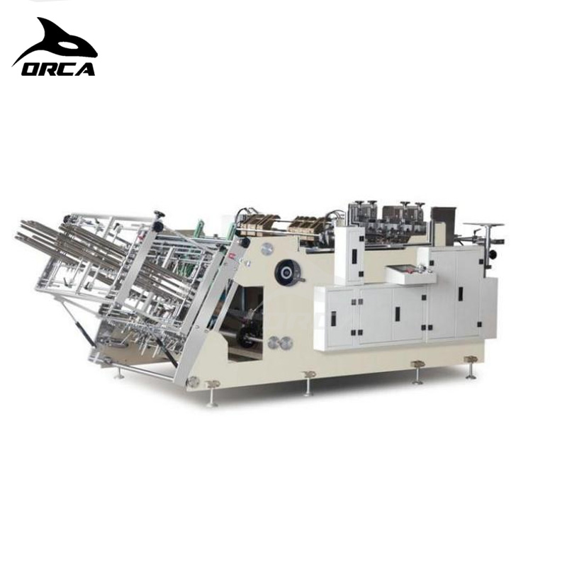 High Speed Automatic 2 Lanes Disposable Hamburger Paper Lunch Forming Machine Take Away Food Container Making Machine