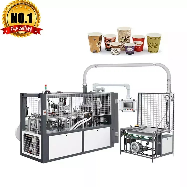 Hot Drink Coffee Paper Cup Sleeve Production Manufacturing Machine with Print