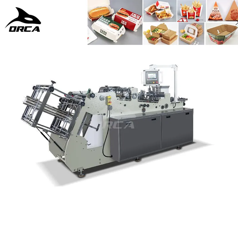 Automatic Hamburger Paper Lunch Forming Machine
